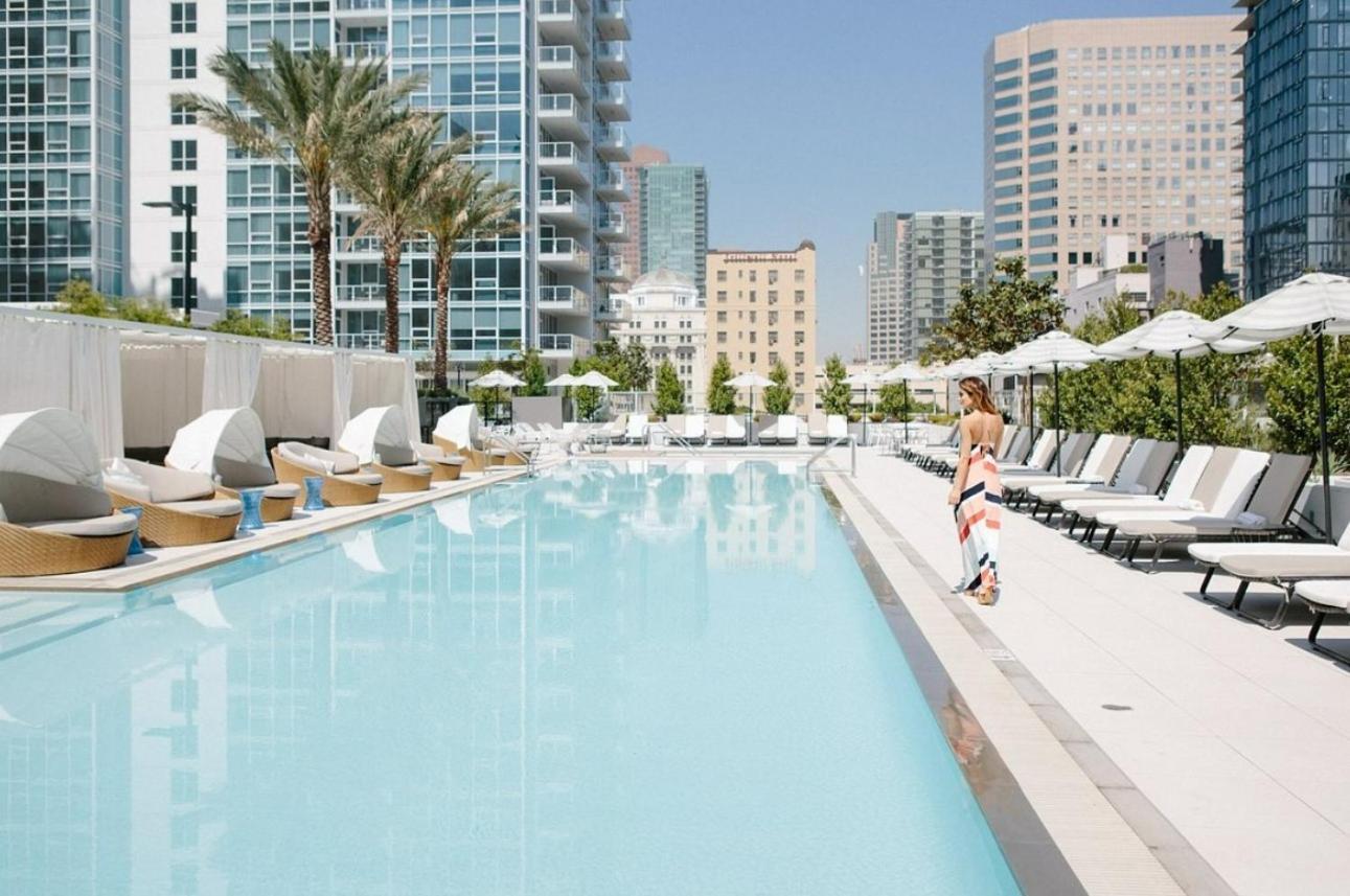 Level Downtown La South Olive 호텔 로스앤젤레스 외부 사진